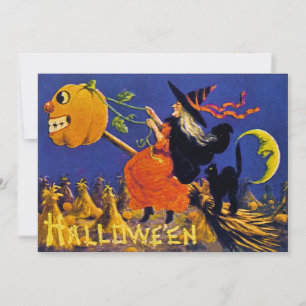 Oude Halloween-rommel Kaart
