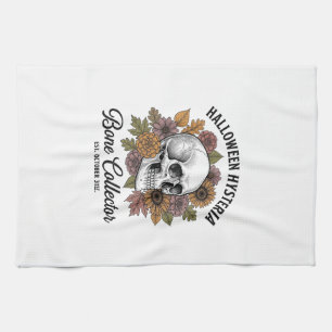 Oude Halloween Schedel Bot Collector Shirt Ontwerp Theedoek