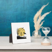 Oude Halloween Skelet Hond Maan Vector Design_ Fotoplaat (Insitu)