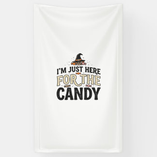 Oude Halloween Snoep Heksenhoed Shirt Ontwerp_1 Spandoek