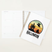 Oude Halloween Spoken Huis Zonsondergang Shirt Ont Planner (Display)