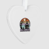 Oude Halloween Spokenhuis Shirt Ontwerp_1 Ornament (voorkant)
