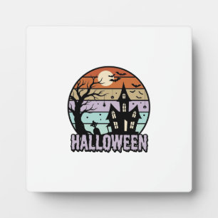 Oude Halloween Spokenhuis T-shirt Ontwerp_1 Fotoplaat