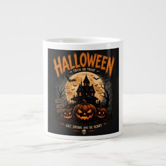 Oude Halloween-spookhuis Griezelnacht Grapjas Grote Koffiekop
