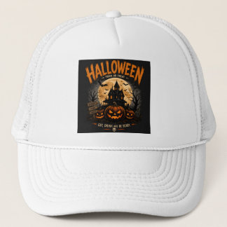 Oude Halloween-spookhuis Griezelnacht Grapjas Trucker Pet