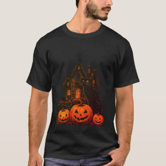 Oude Halloween-spookhuis T-shirt