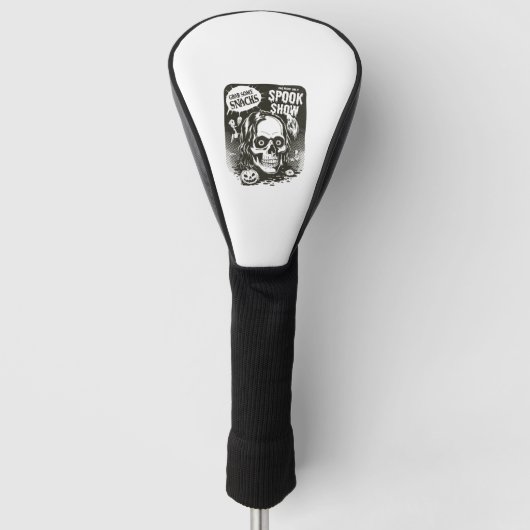 Oude Halloween-spookshow Golfheadcover (Voorkant)