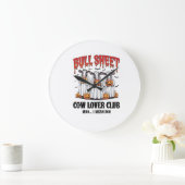 Oude Halloween Stier Plaat Grote Klok (Huis)