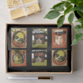 Oude Halloween-tissuepapier Tissuepapier (Geschenk)