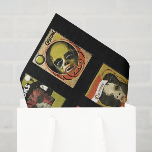 Oude Halloween-tissuepapier Tissuepapier (Cadeauzakje)
