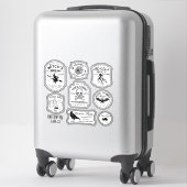 Oude Halloween Toverdrank Label Set (Koffer)