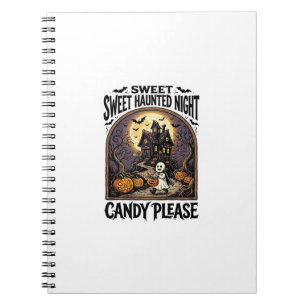 Oude Halloween-trui Candy Night Spoken Huis_ Notitieboek