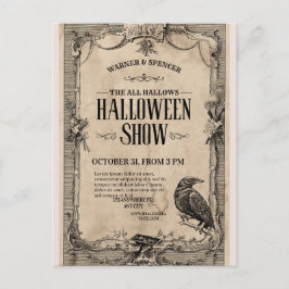 Oude Halloween Uitnodiging