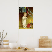 Oude Halloween van Ellen Clapsaddle, Griezelsprook Poster (Keuken)