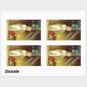 Oude Halloween van Ellen Clapsaddle, Griezelsprook Rechthoekige Sticker (Vel)