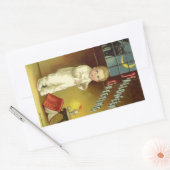 Oude Halloween van Ellen Clapsaddle, Griezelsprook Rechthoekige Sticker (Envelop)