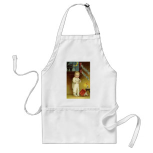 Oude Halloween van Ellen Clapsaddle, Griezelsprook Standaard Schort