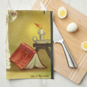 Oude Halloween van Ellen Clapsaddle, Griezelsprook Theedoek (Quarter Fold)