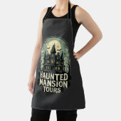 Oude Halloween-vector voor spookhuisrondleidingen Schort (Insitu)
