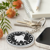 Oude Halloween Verschrikking Sleutelhanger (Voorkant Rechts)
