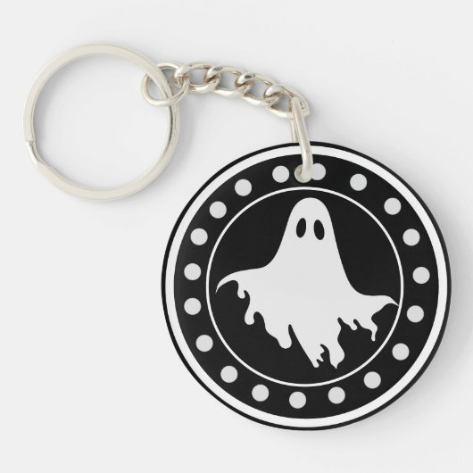 Oude Halloween Verschrikking Sleutelhanger (Voorkant)