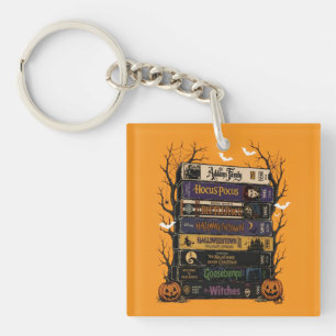 Oude Halloween VHS, Retro Horror Griezelseizoen Sleutelhanger