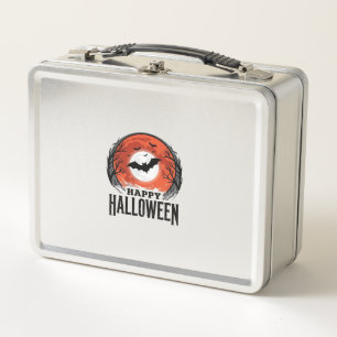 Oude Halloween Vleermuis Maan Gravure Ontwerp_1