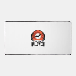 Oude Halloween Vleermuis Maan Gravure Ontwerp_1 Bureaumat