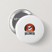 Oude Halloween Vleermuis Maan Gravure Ontwerp_1 Ronde Button 5,7 Cm (Voorkant /achterkant)