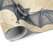 Oude Halloween-vleermuizen Cadeaupapier (Rol Hoek)