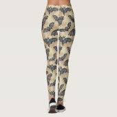 Oude Halloween Vleermuizen Leggings (Achterkant)