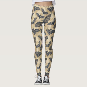 Oude Halloween Vleermuizen Leggings