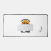 Oude Halloween Vogelverschrikker Pompoen Heks T-sh Bureaumat (Keyboard & Muis)