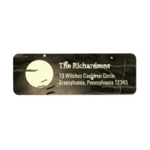 Oude Halloween Vollemaan Vleermuizen Retouradres