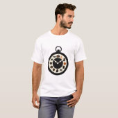 Oude Halloween zakhorloge T-shirt (Voorkant volledig)