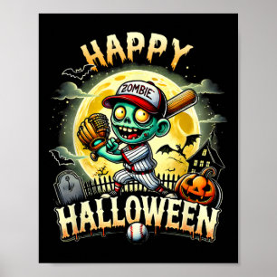 Oude Halloween Zombie Verkoop Skelet Verkoop Spele Poster