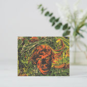 Oude Halloween-zombies, graffiti-straatart Briefkaart (Staand voorkant)