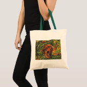 Oude Halloween-zombies, graffiti-straatart Tote Bag (Voorkant (product))