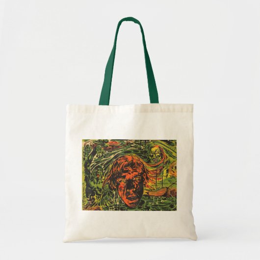Oude Halloween-zombies, graffiti-straatart Tote Bag (Voorkant)