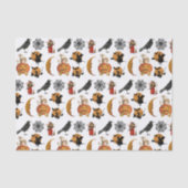 Oude Halloweenpatroon Decoupage Tissuepapier (Voorkant)