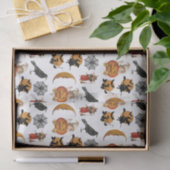 Oude Halloweenpatroon Decoupage Tissuepapier (Geschenk)