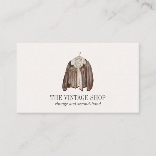 Oude  handkleding met leder visitekaartje (Voorkant)