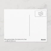Oude hangbrug, historische Waco-site, Texas Briefkaart (Achterkant)