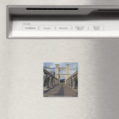 Oude hangbrug, Waco historische site, Texas Magneet (Insitu (Vaatwasser))