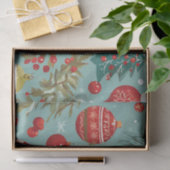 Oude hangende kerstversieringen tissuepapier (Geschenk)