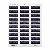 Oude Hangende Lichtpeertjes Rustieke Bruiloft Etiket (Full Sheet)