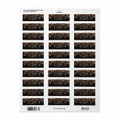 Oude Hangende Lichtpeertjes Rustieke Bruiloft Etiket (Full Sheet)