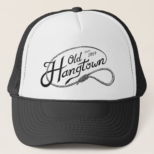 Oude Hangtown Trucker Hoed Pet (Voorkant)