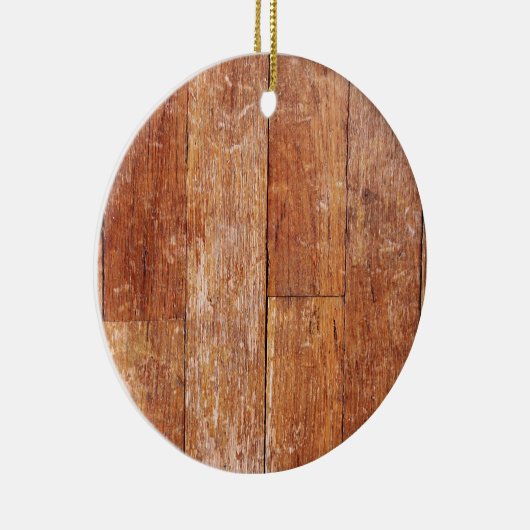 Oude Hardwood Kijk Keramisch Ornament (Rechts)