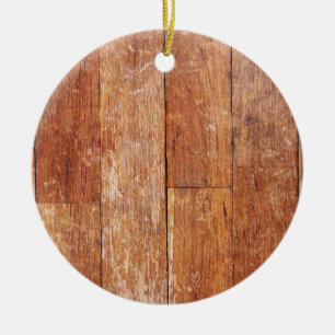 Oude Hardwood Kijk Keramisch Ornament